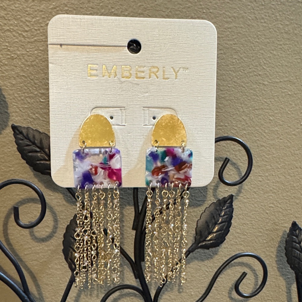 Emberly Multicolor Dangle Earrings